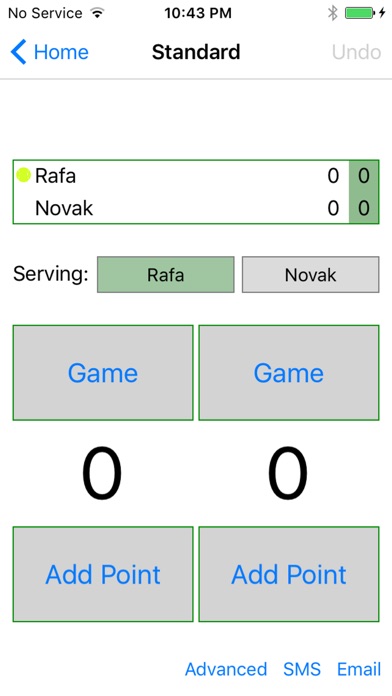 Tennis Umpire App screenshot 2