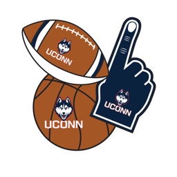 UConn Huskies Selfie Stickers