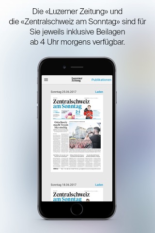 Luzerner Zeitung E-Paper screenshot 2