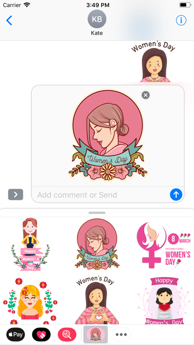 Beautiful Women's Day Stickers screenshot 3