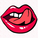 Lusty Lips  Stickers