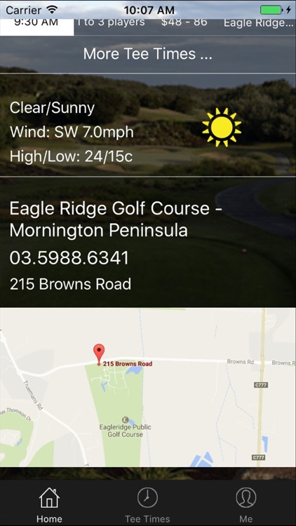 Eagle Ridge AU Golf Tee Times