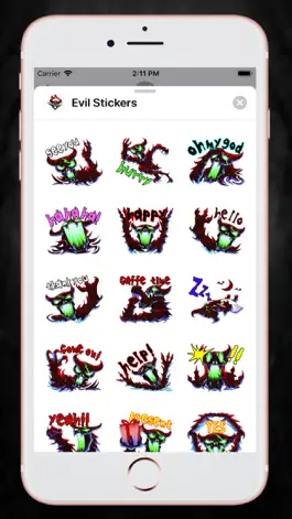 Game screenshot Scary Evil Stickers hack