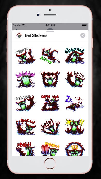 Scary Evil Stickers screenshot 3
