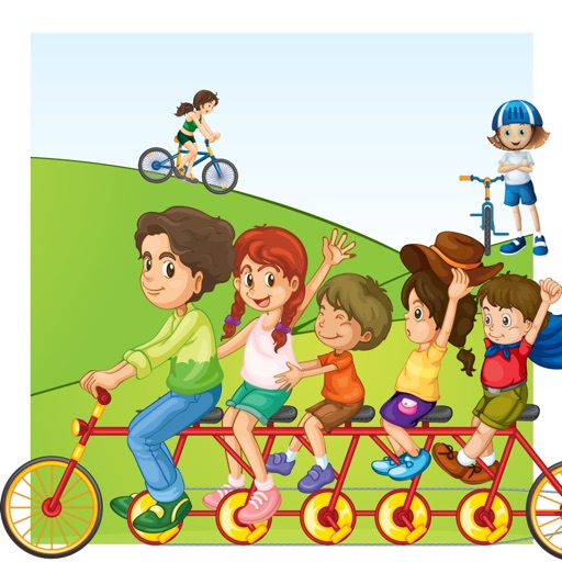 Bike and Racing Kids Learn-ing Game icon