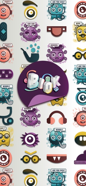 BIOK - iMessage Stickers