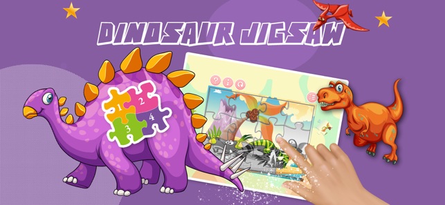 比赛拼图恐龙 Dinosaur Activity Match