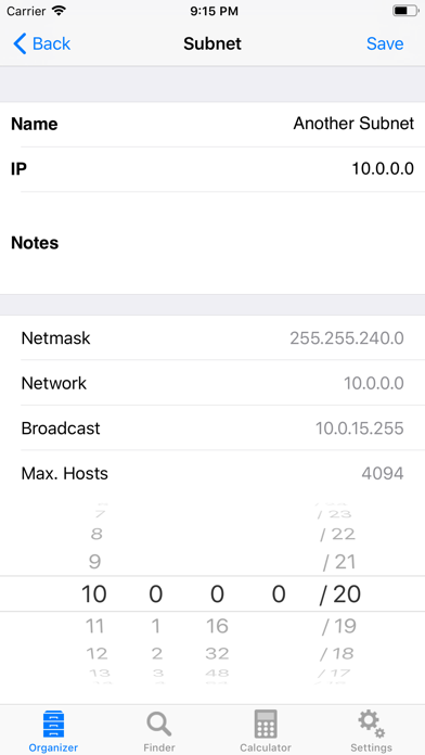 Subnet Calc Pro Screenshot 3