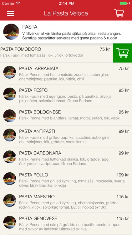 La Pasta Veloce
