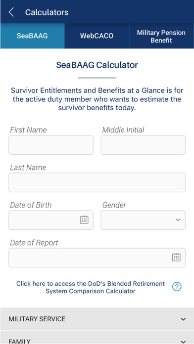 Survivor Benefits screenshot 2