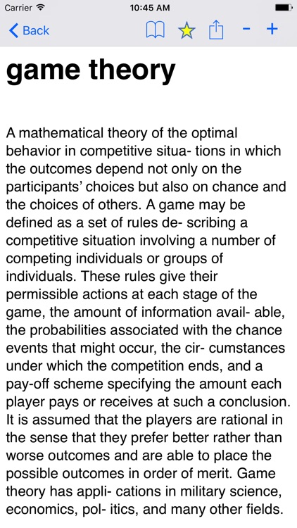 Math Dictionary for Study