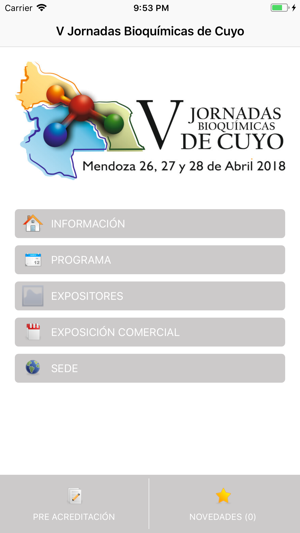 V Jornadas Bioquímicas de Cuyo(圖2)-速報App