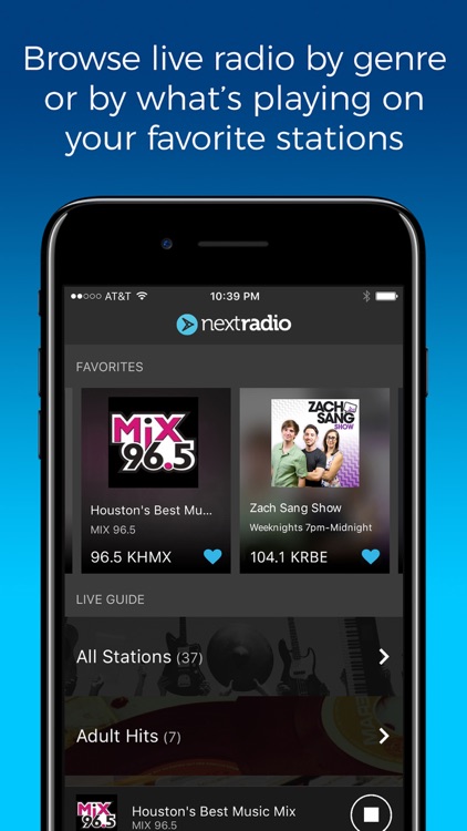 NextRadio - Live FM Radio screenshot-0