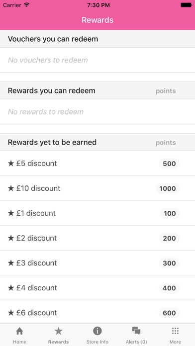 Chantek and Kinn Bar Rewards screenshot 2