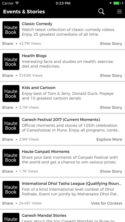 HauteBook: Videos, Fun, Art screenshot-0