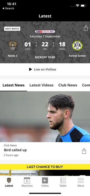 Notts County Official App