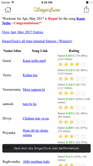 SingerZone Hindi and Bollywood Karaoke(圖5)-速報App