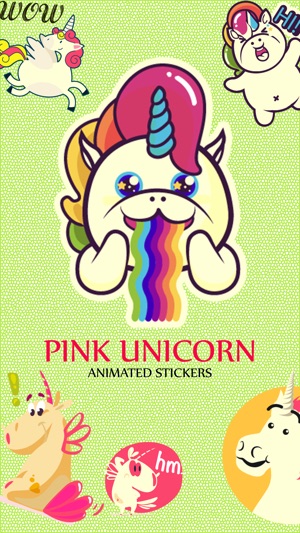 Pink Unicorn Stickers(圖1)-速報App