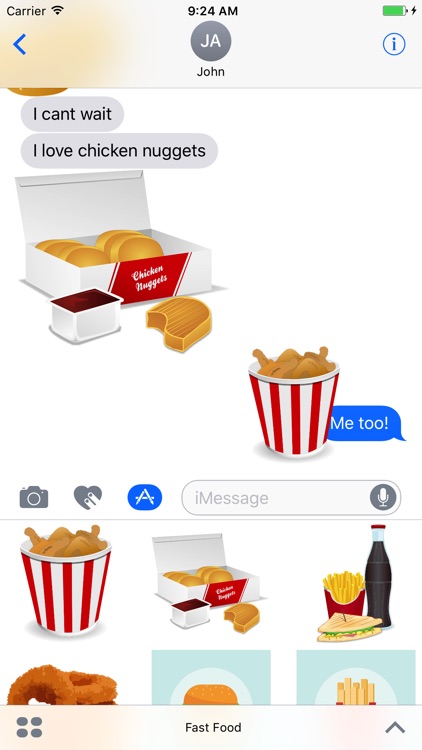 Fast Food Stickers: Tasty! screenshot-1