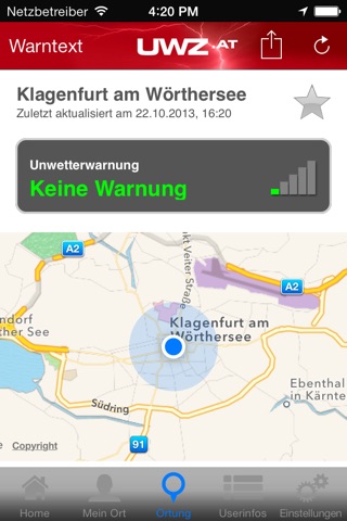 Unwetterzentrale Österreich screenshot 3