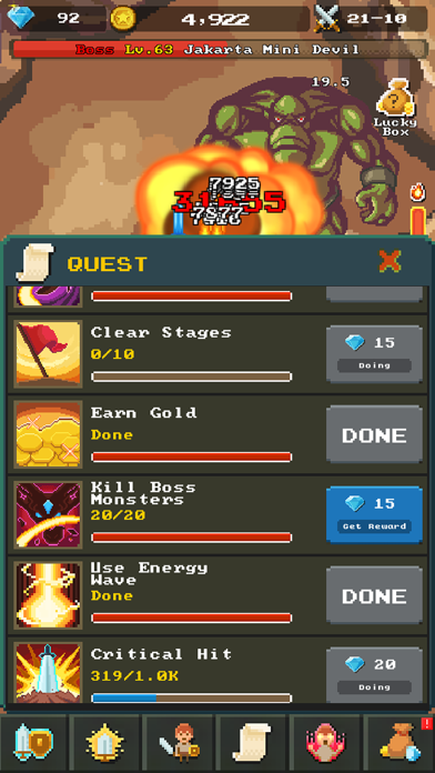 Idle Ship Heroes-clicker game screenshot 4