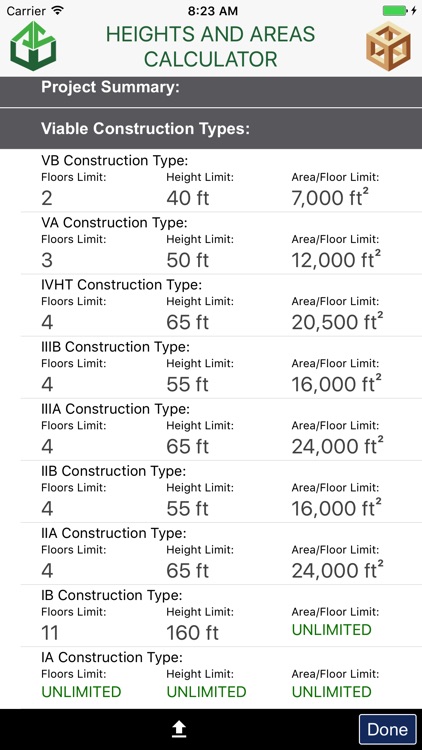 Heights and Areas Calculator screenshot-3