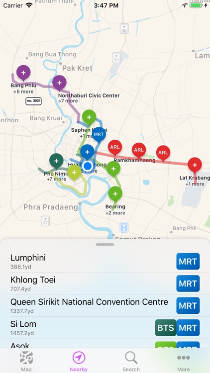 Bangkok Metro Transit Map