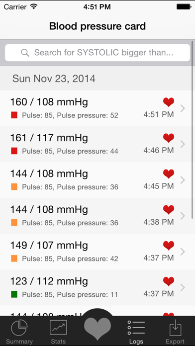 Blood Pressure & Pulse Diaryのおすすめ画像3