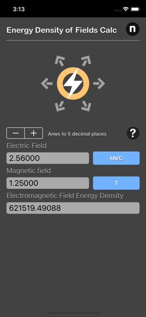 Energy Density of Fields Calc(圖2)-速報App