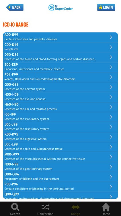 ICD-10 Search