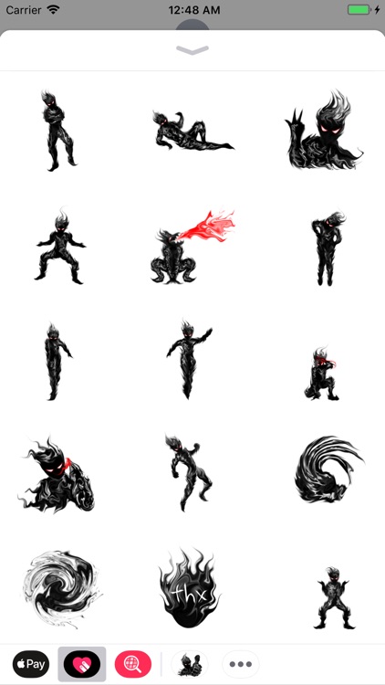 Shadow Man Animated Stickers