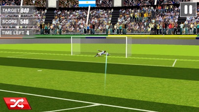 Kick Football Shootout 3D screenshot 2