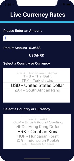 Live Exchange Rate Calculator(圖3)-速報App