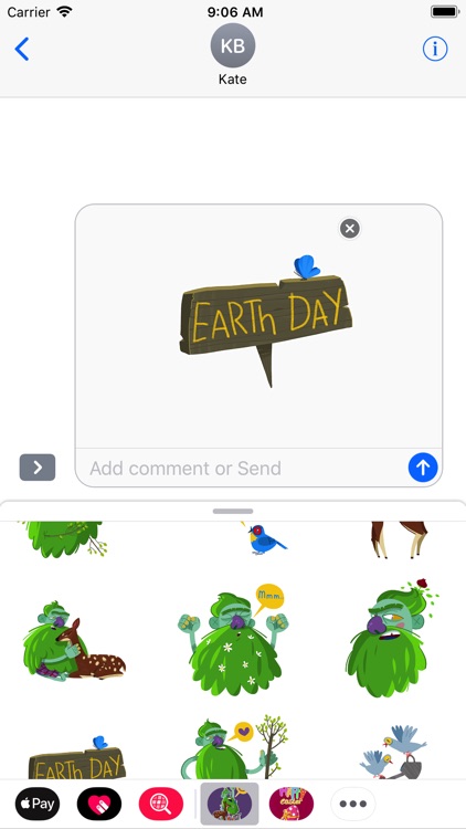 Earth Day Stickers Set