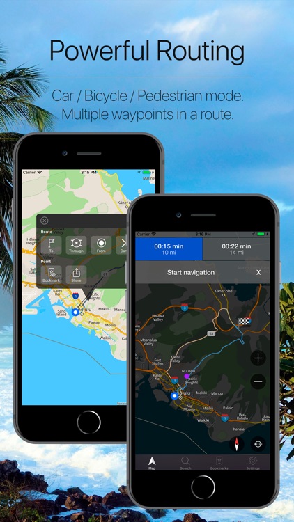 Hawaii, USA Offline Navigation
