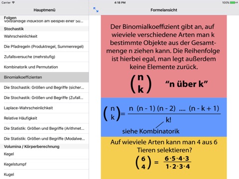 MatheFormeln screenshot 3