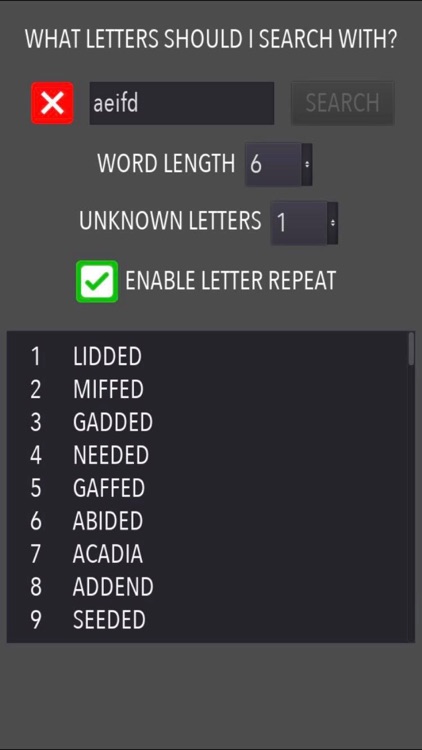 WordFinder - Anagram screenshot-3