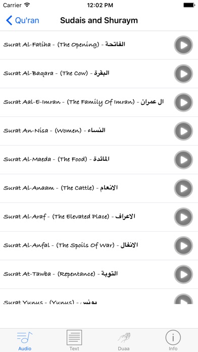 The Holy Quran - Text & Audio screenshot 2