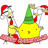Chicken Bro Merry Xmas Sticker pour PC