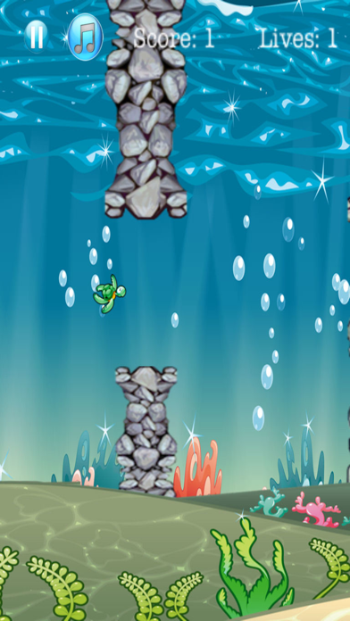 Flappy Turtle - Ocean Jump!のおすすめ画像3