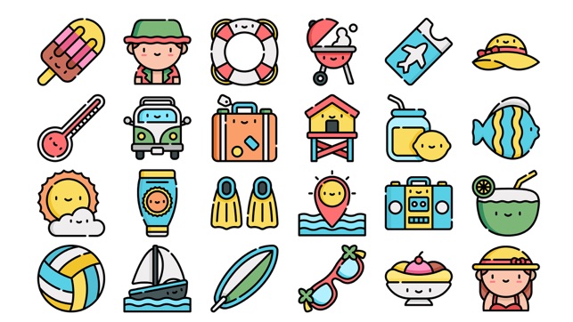 Summer Holidays Stickers.(圖1)-速報App