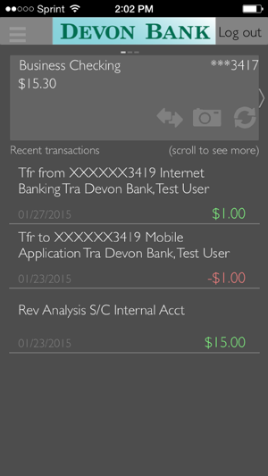 Devon Bank Mobile On The Screenshots