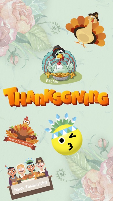Fun Thanksgiving Sticker screenshot 4