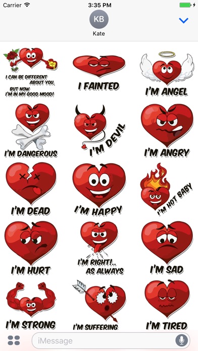 Red Heart Emoji screenshot 2
