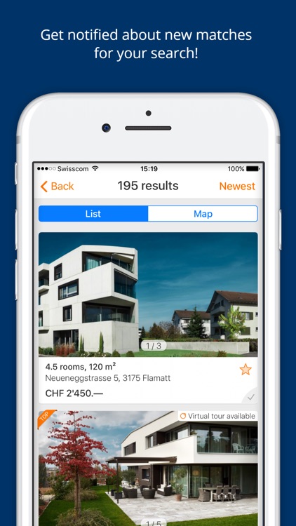 ImmoScout24 Switzerland: Rent or buy a flat/house screenshot-4