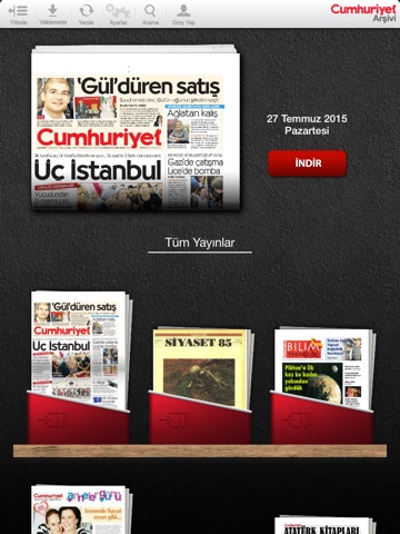 Cumhuriyet Arşivi iPad Version screenshot 4