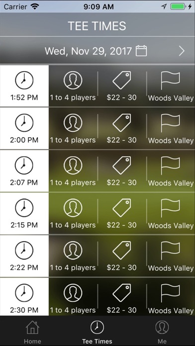 Woods Valley Golf Tee Times screenshot 3