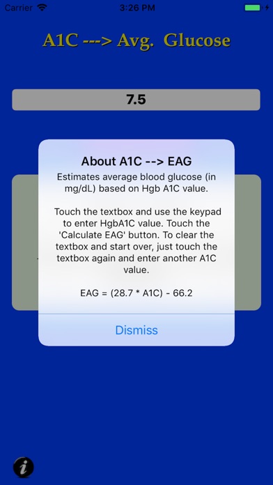 A1C to EAG screenshot 3