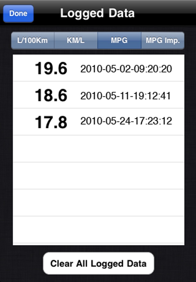 Easy Mileage Calculator screenshot 2