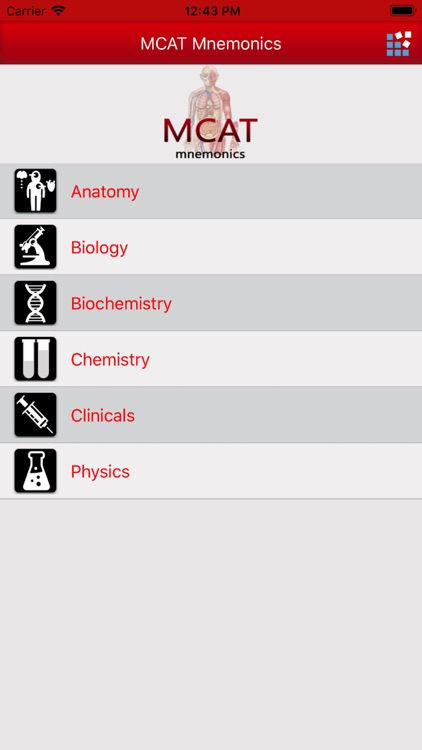 MCAT Mnemonics